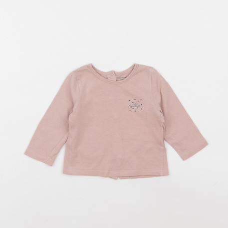 Tee-shirt - 3 mois Rose 1 - vertbaudet enfant 