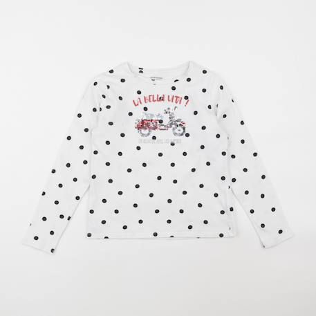 Tee-shirt - 8 ans Blanc 1 - vertbaudet enfant 