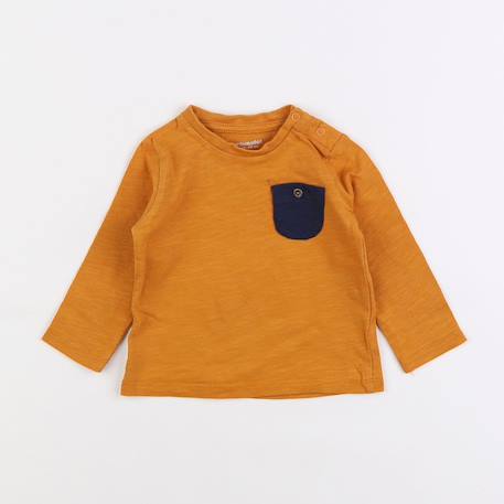Tee-shirt - 6 mois Orange 1 - vertbaudet enfant 