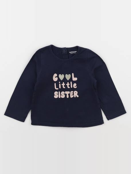 Tee-shirt - 9 mois Bleu 1 - vertbaudet enfant 