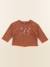 Tee-shirt - 9 mois Marron 1 - vertbaudet enfant 