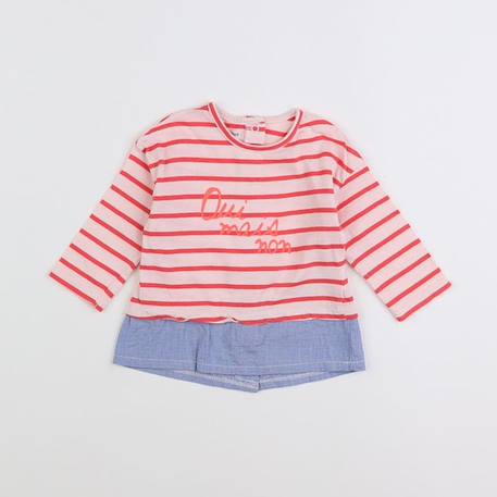 Tee-shirt - 6 mois Rose 1 - vertbaudet enfant 