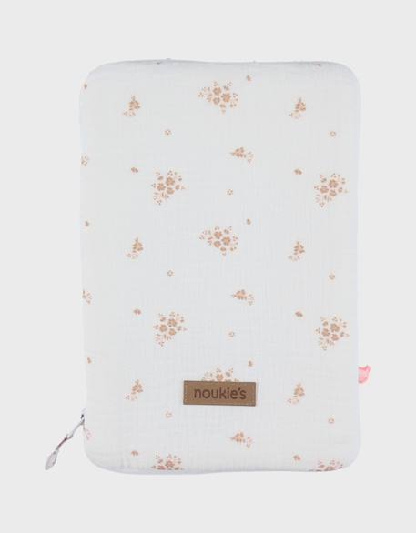 Protège carnet de santé mousseline bio Ecru 1 - vertbaudet enfant 