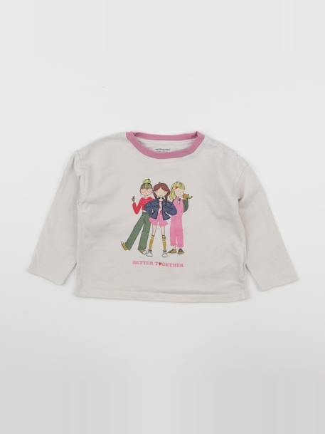 Tee-shirt - 3 ans Beige 1 - vertbaudet enfant 