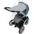 Pare-soleil universel poussette et siège auto uv upf50+ Écru+Gris 12 - vertbaudet enfant 