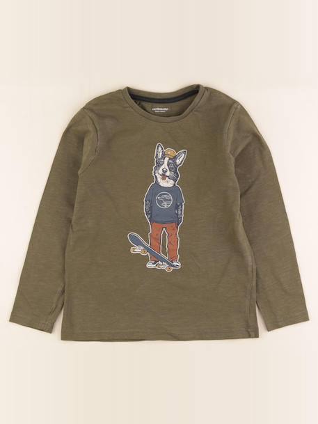 Tee-shirt - 8 ans Vert 1 - vertbaudet enfant 