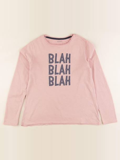 Tee-shirt - 12 ans Rose 1 - vertbaudet enfant 