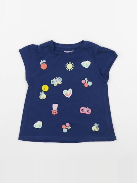 Tee-shirt - 6 mois Bleu 1 - vertbaudet enfant 