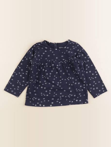 Tee-shirt - 24 mois Blanc, bleu 1 - vertbaudet enfant 