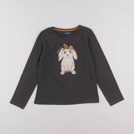 Tee-shirt - 8 ans Gris 1 - vertbaudet enfant 