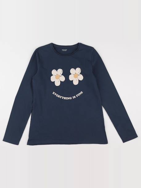 Tee-shirt - 12 ans Bleu 1 - vertbaudet enfant 