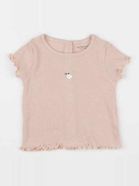 Tee-shirt - 3 mois Rose 1 - vertbaudet enfant 
