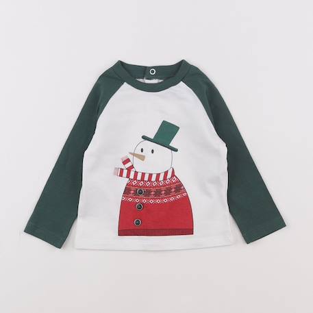 Tee-shirt - 3 mois Blanc 1 - vertbaudet enfant 