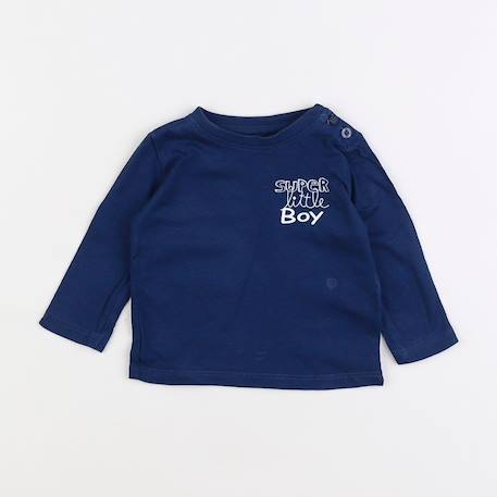 Tee-shirt - 3 mois Bleu 1 - vertbaudet enfant 