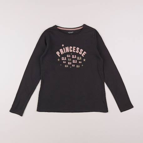 Tee-shirt - 10 ans Gris 1 - vertbaudet enfant 