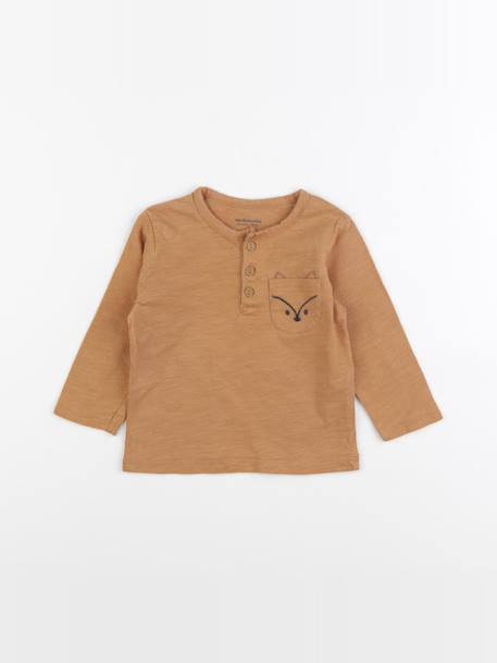 Tee-shirt - 12 mois Marron 1 - vertbaudet enfant 