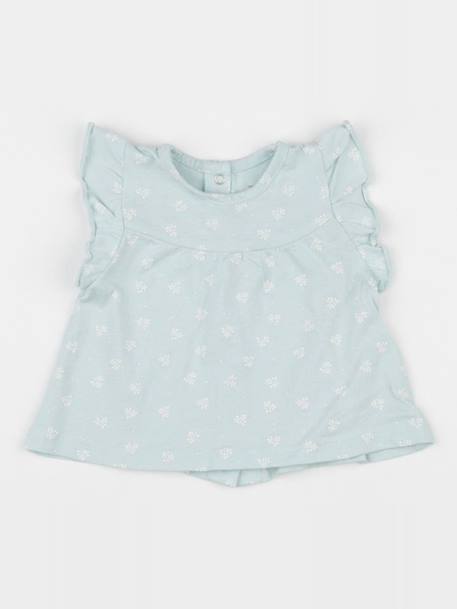 Tee-shirt - 3 mois Bleu 1 - vertbaudet enfant 