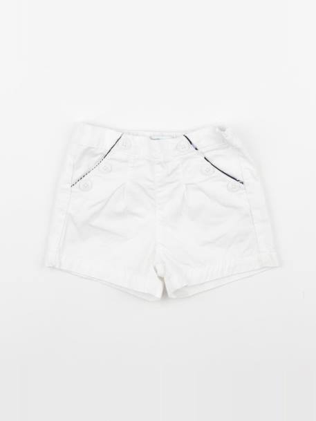 Short - 18 mois Blanc 1 - vertbaudet enfant 