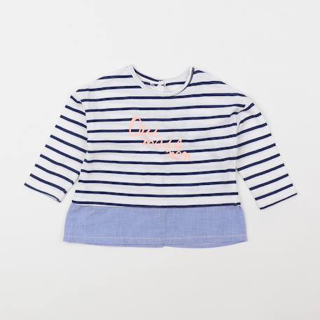 Tee-shirt - 9 mois Blanc 1 - vertbaudet enfant 