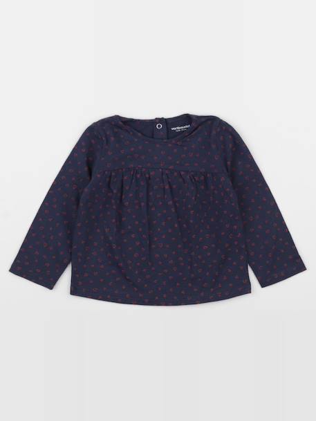 Tee-shirt - 12 mois Bleu 1 - vertbaudet enfant 