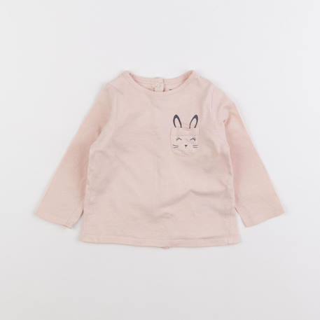 Tee-shirt - 9 mois Rose 1 - vertbaudet enfant 
