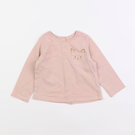 Tee-shirt - 6 mois Rose 1 - vertbaudet enfant 