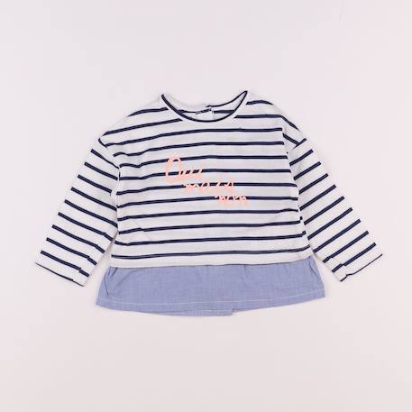 Tee-shirt - 9 mois Bleu 1 - vertbaudet enfant 