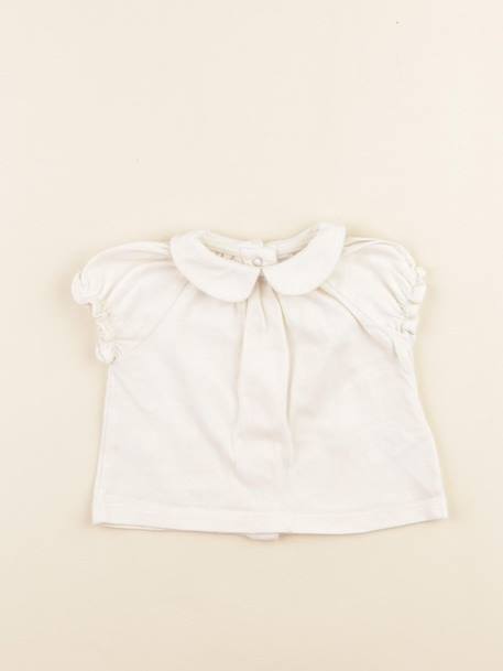 Tee-shirt - 3 mois Beige 1 - vertbaudet enfant 