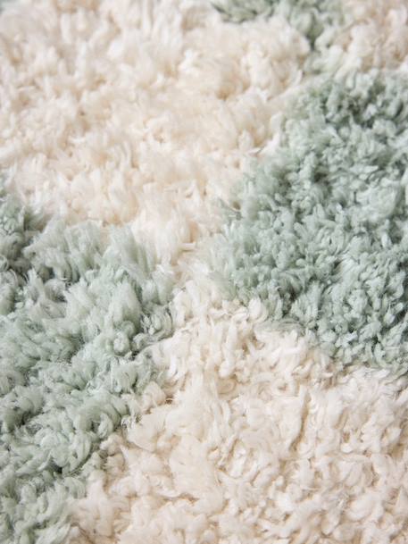 Tapis damier Celadon clair+Vert fonce 2 - vertbaudet enfant 