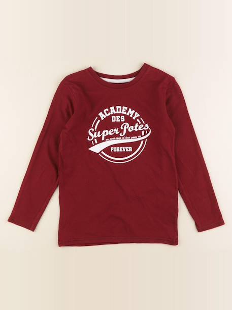 Tee-shirt - 8 ans Rouge 1 - vertbaudet enfant 
