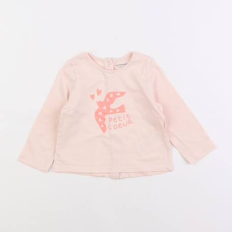 Tee-shirt - 9 mois Rose 1 - vertbaudet enfant 