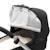 Pare-soleil universel poussette et siège auto uv upf50+ Écru+Gris 9 - vertbaudet enfant 