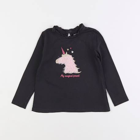Tee-shirt - 3 ans Marron, rose 1 - vertbaudet enfant 