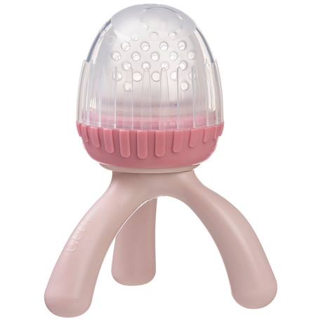 Grignoteuse bébé avec embout silicone Rose+Vert+Violet 2 - vertbaudet enfant 