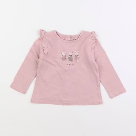 Tee-shirt - 9 mois Rose 1 - vertbaudet enfant 
