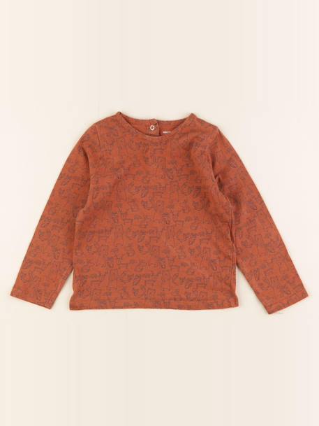 Tee-shirt - 24 mois Orange 1 - vertbaudet enfant 