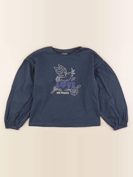 Tee-shirt - 8 ans Bleu 1 - vertbaudet enfant 