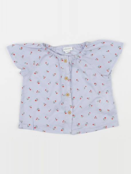 Tee-shirt - 3 mois Bleu 1 - vertbaudet enfant 