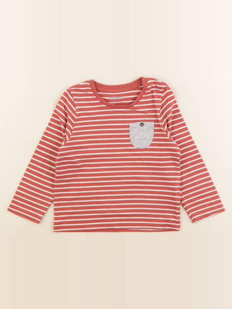 Tee-shirt - 24 mois Marron 1 - vertbaudet enfant 