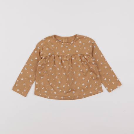 Tee-shirt - 12 mois Marron 1 - vertbaudet enfant 