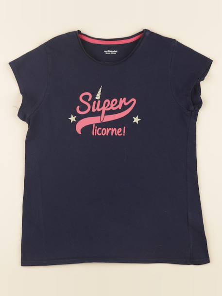 Tee-shirt - 12 ans Bleu 1 - vertbaudet enfant 