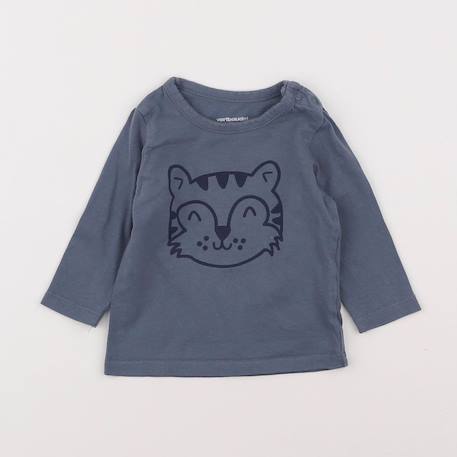 Tee-shirt - 3 mois Bleu 1 - vertbaudet enfant 