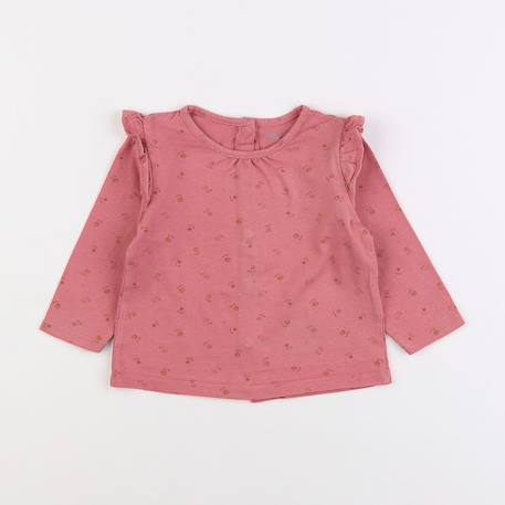 Tee-shirt - 9 mois Rose 1 - vertbaudet enfant 