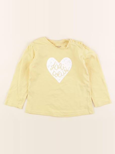Tee-shirt - 24 mois Jaune 1 - vertbaudet enfant 