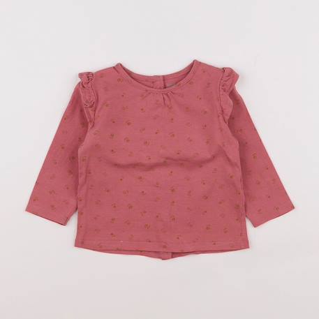 Tee-shirt - 9 mois Rose 1 - vertbaudet enfant 