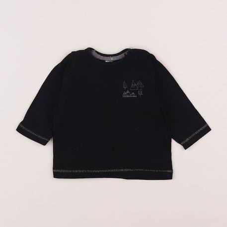Tee-shirt - 3 mois Noir 1 - vertbaudet enfant 