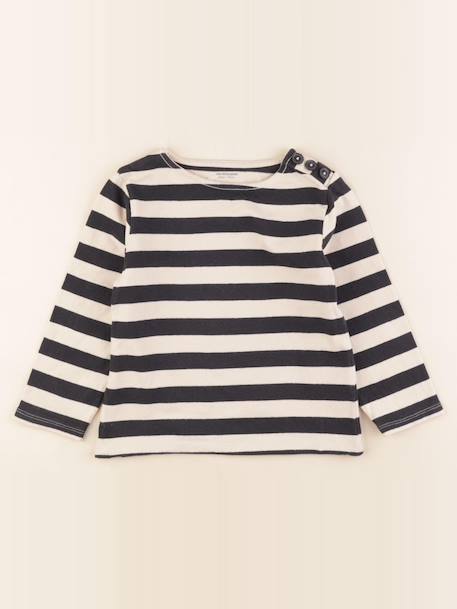 Tee-shirt - 6 ans Beige, noir 1 - vertbaudet enfant 
