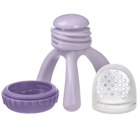 Grignoteuse bébé avec embout silicone Rose+Vert+Violet 14 - vertbaudet enfant 