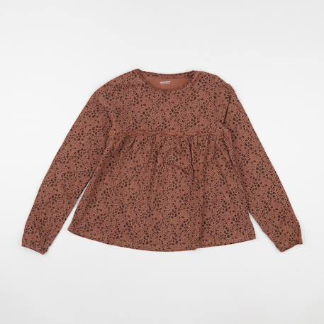 Tee-shirt - 10 ans Marron 1 - vertbaudet enfant 