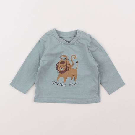 Tee-shirt - 3 mois Vert 1 - vertbaudet enfant 